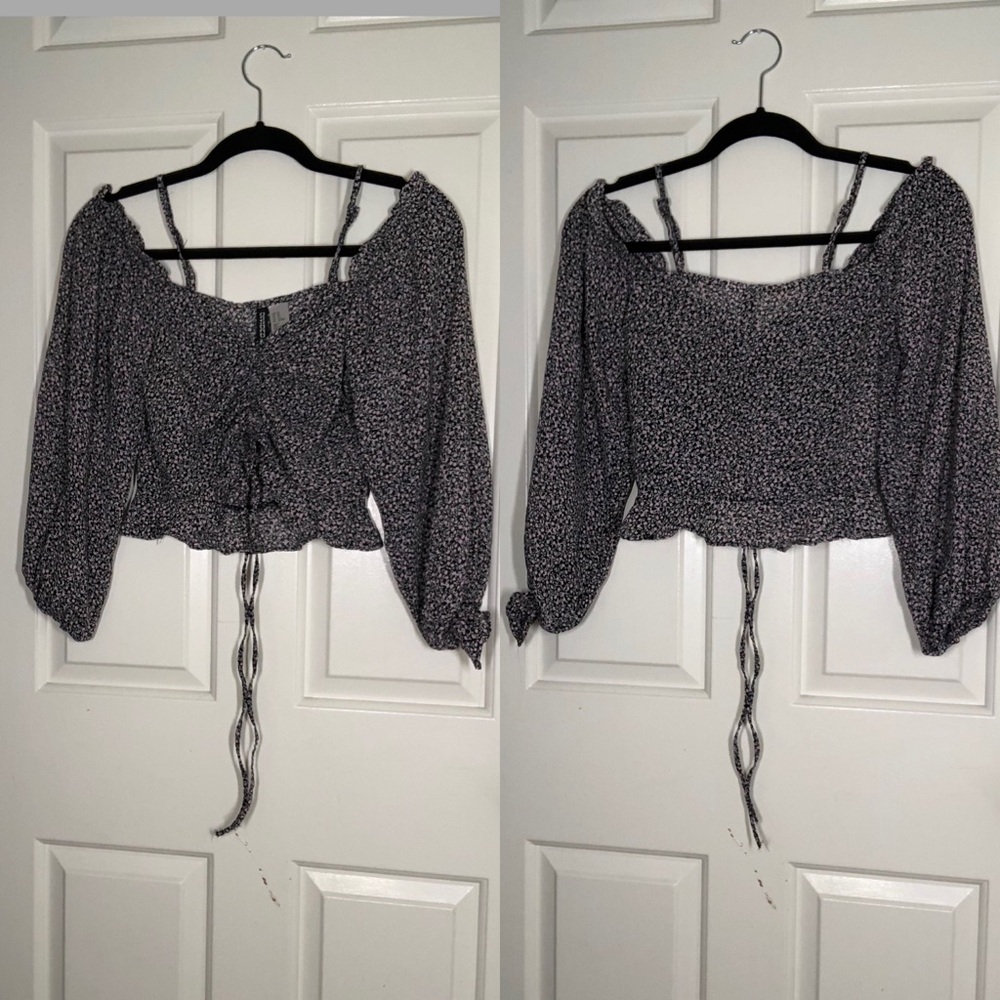 Floral print top